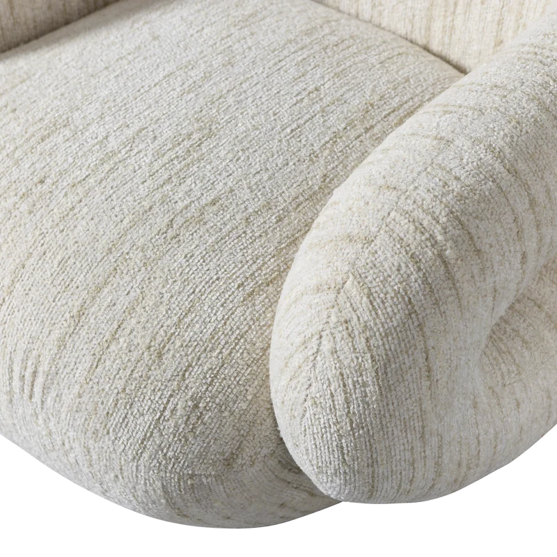 Folke sessel chenille natur melange