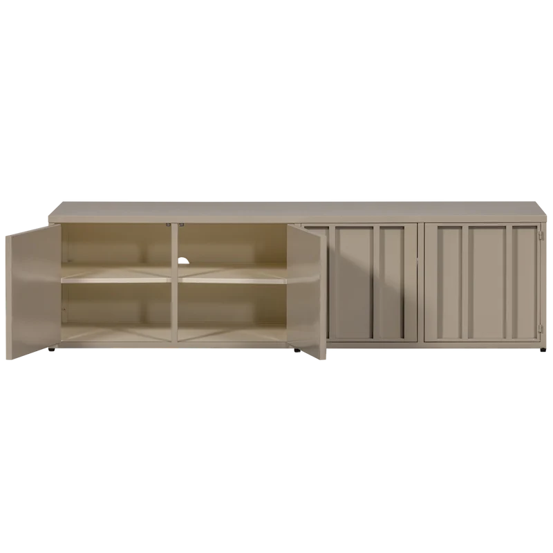 Level tv schrank metall sand 44x160 cm