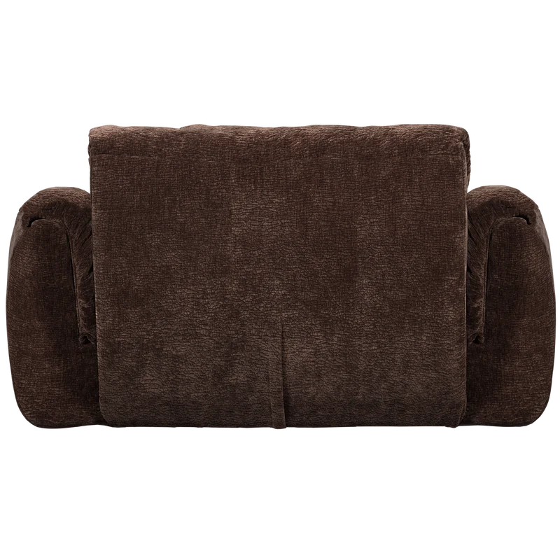 Baggy liegesessel 3D chenille dunkelbraun