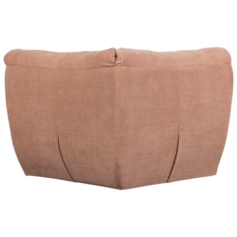 Baggy eckelement gewebte chenille altrosa