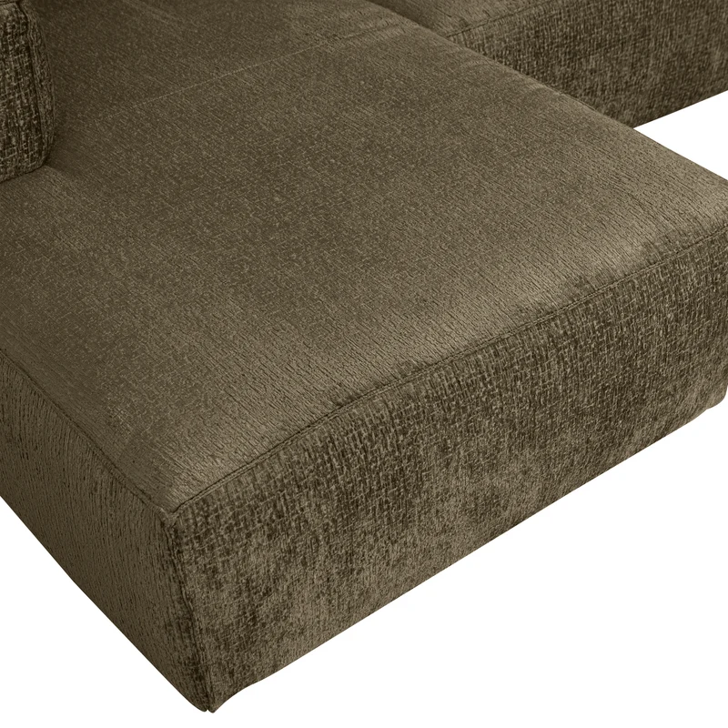 Bean eckbank links structure velvet moss