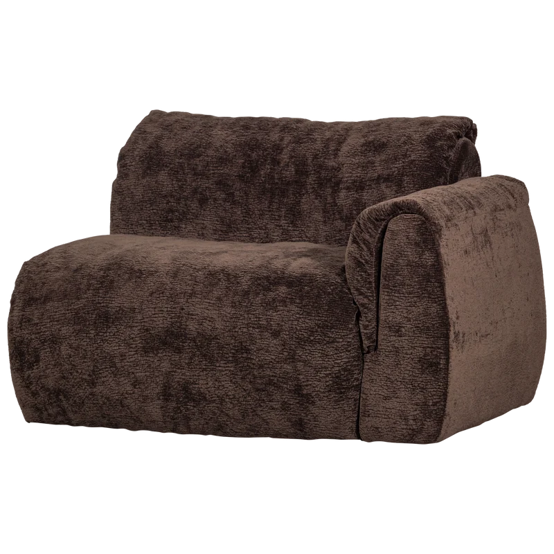 Baggy 1-sitzer element arm rechts 3D chenille dunkelbraun