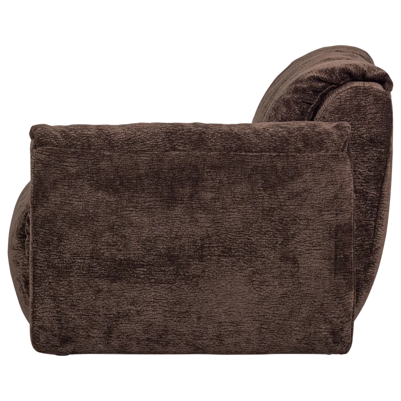 Baggy 1-sitzer element arm rechts 3D chenille dunkelbraun