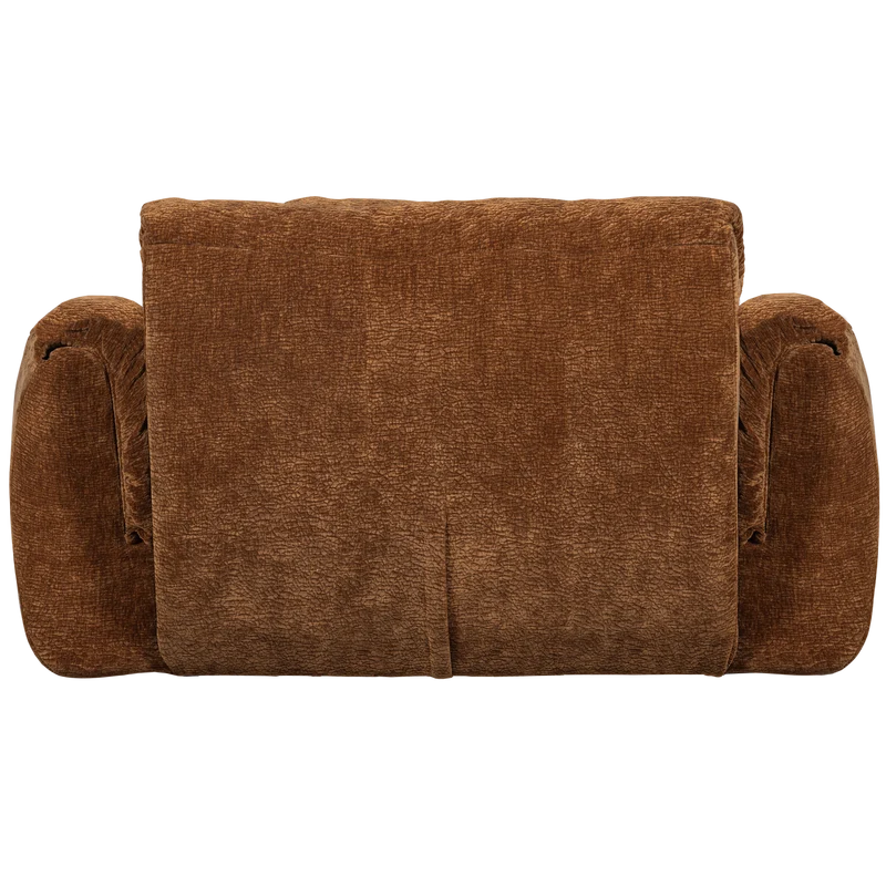 Baggy liegesessel 3D chenille mittelbraun