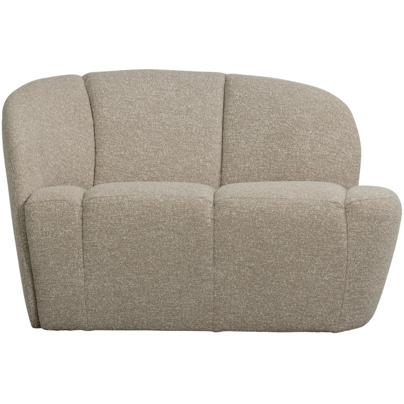 Mojo 2-sitzer bank links bouclé beige melange