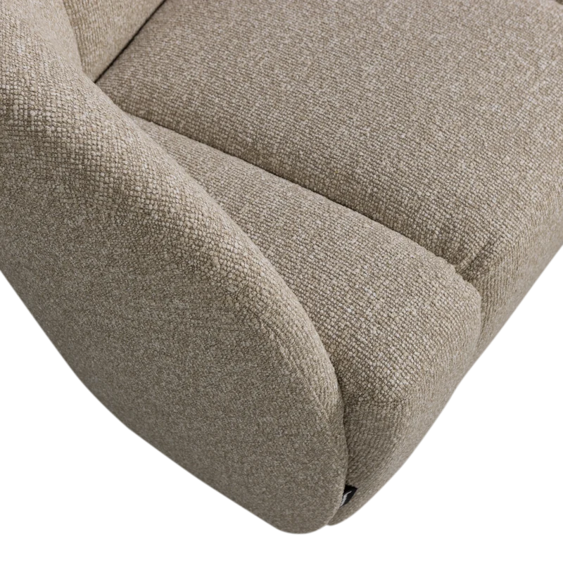 Mojo 2-sitzer bank links bouclé beige melange