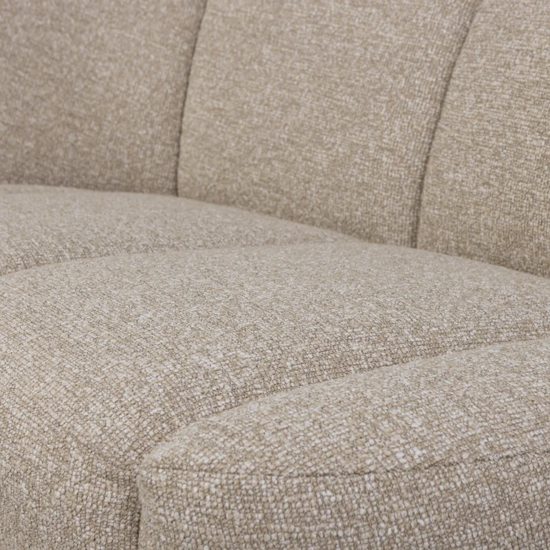 Mojo 2-sitzer bank links bouclé beige melange