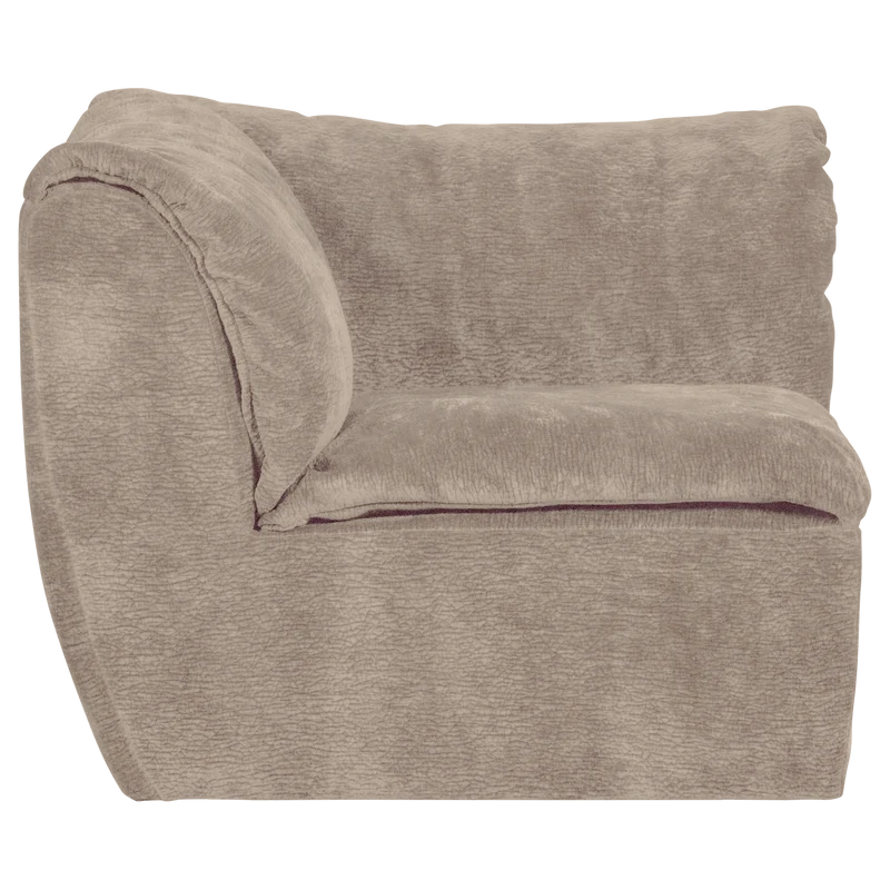 Baggy eckelement 3D chenille sand