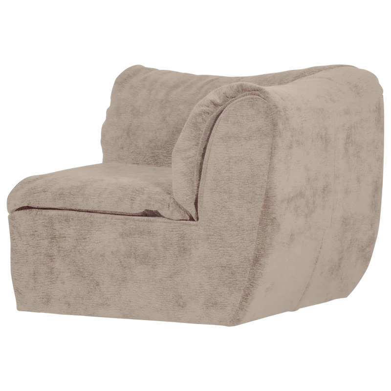 Baggy eckelement 3D chenille sand