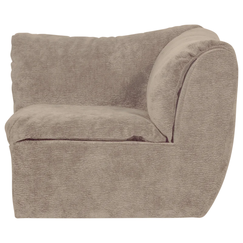 Baggy eckelement 3D chenille sand