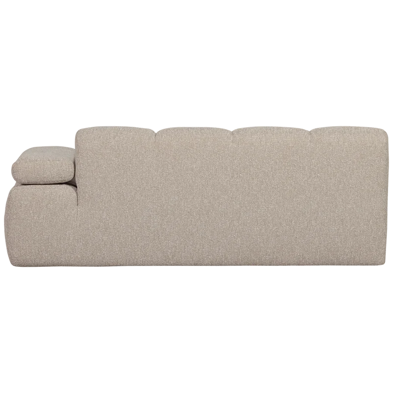 Mojo 2-sitzer element arm rechts bouclé beige melange