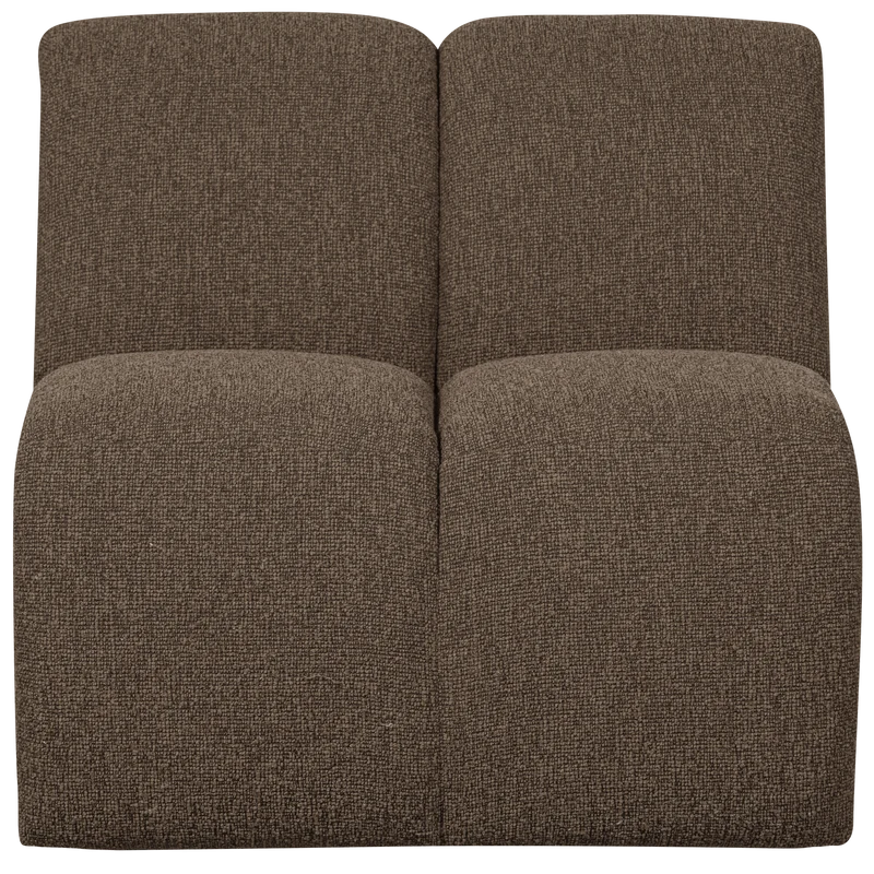 Mojo 1-sitzer element bouclé braun melange