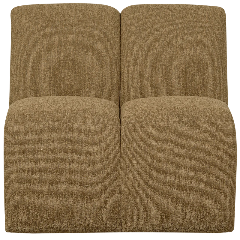 Mojo 1-sitzer element bouclé gelbbraun melange