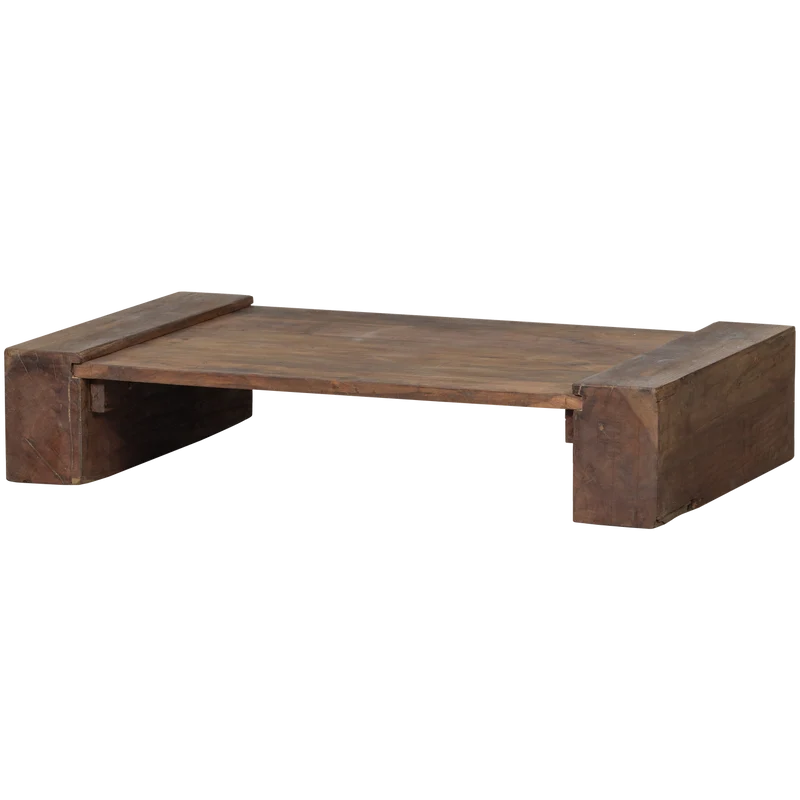 Cuno couchtisch niedrig holz dunkelbraun