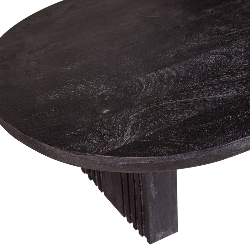 Steppe couchtisch mango holz schwarz