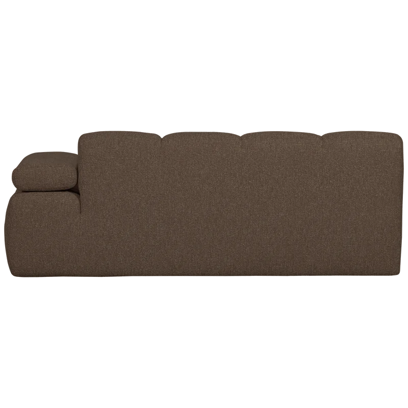 Mojo 2-sitzer element arm rechts bouclé braun melange