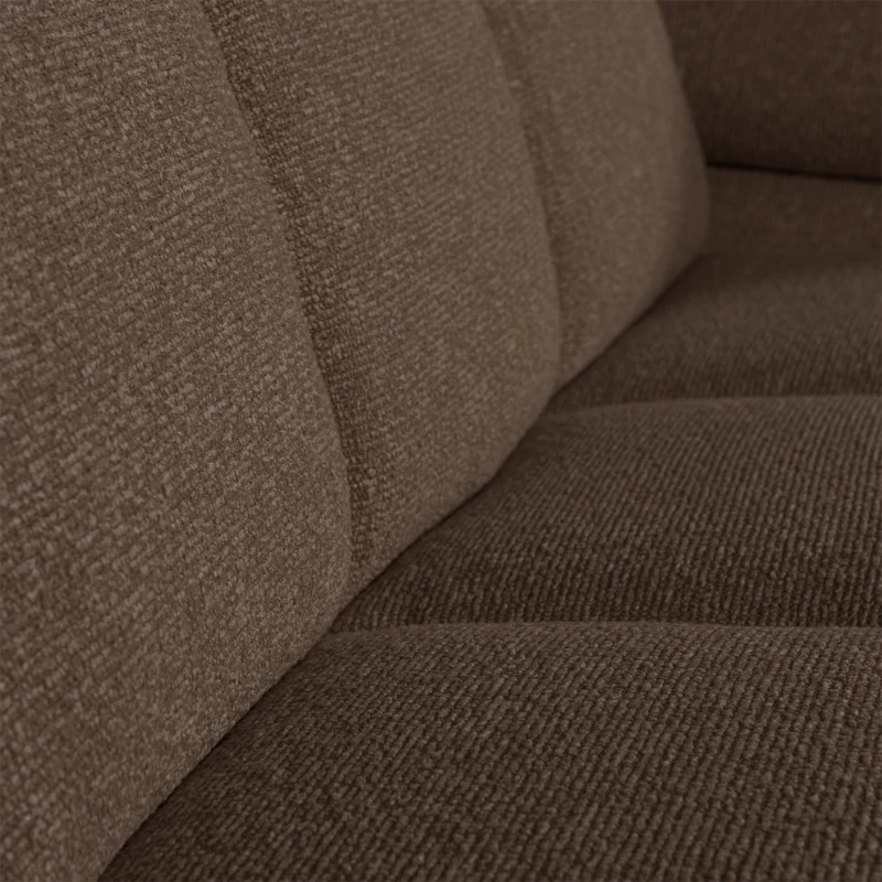 Mojo 2-sitzer element arm rechts bouclé braun melange