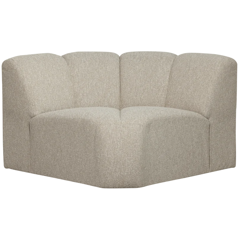 Mojo eckelement bouclé beige melange