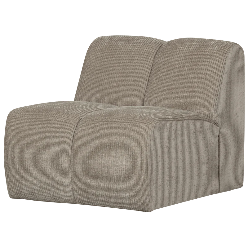 Mojo 1-sitzer element gerippter dunkler sand