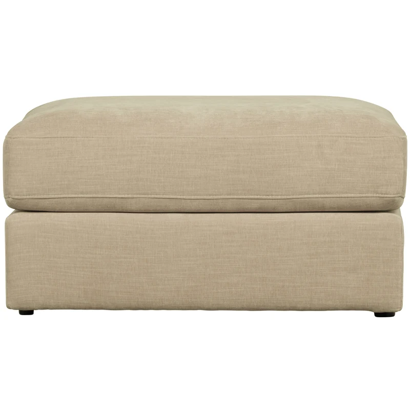Family hocker gewebter stof sand