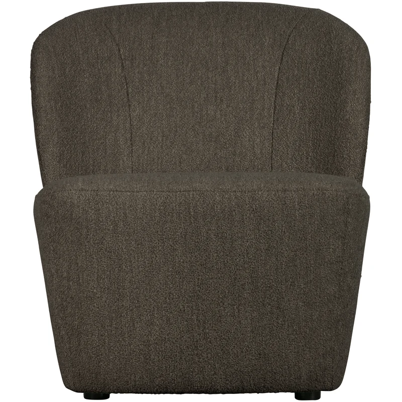 Lofty sessel bouclé braun