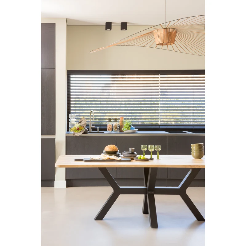 Combi-Tablo: XL tisch eiche 240x100 & zeeland leg