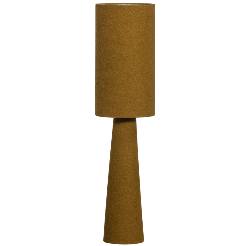 Loft tischlampe metall/bouclé tapenade 90xø22 cm