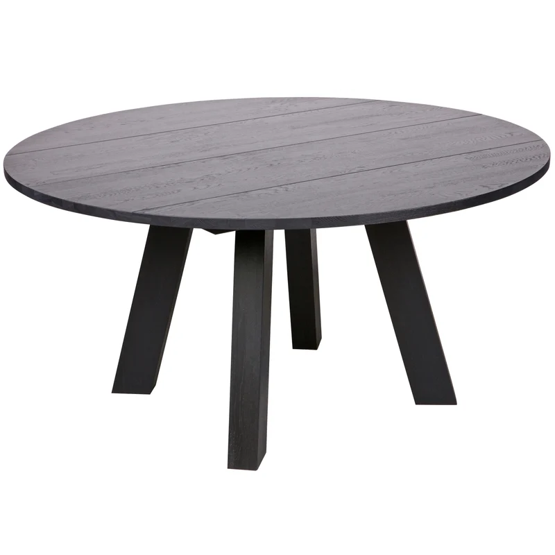 Rhonda XL esstisch ø150 cm eichen blacknight