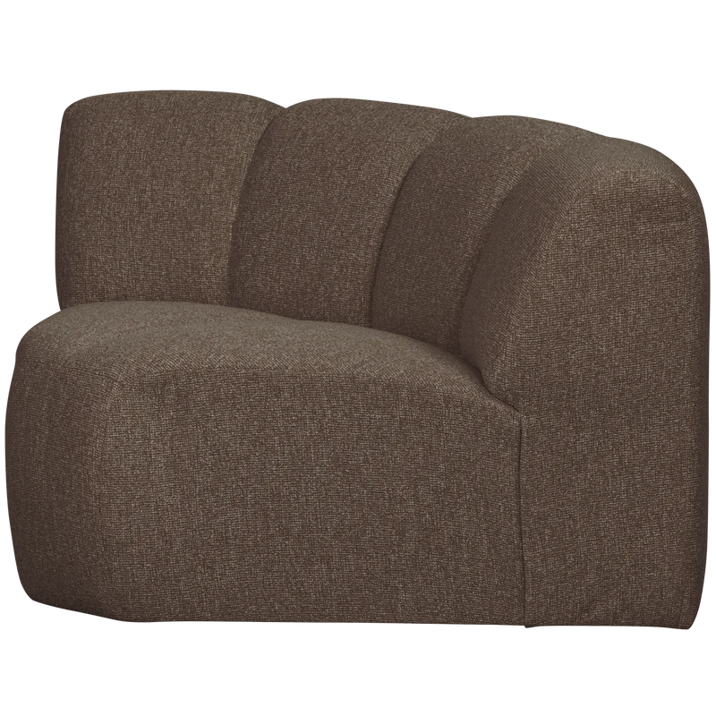 Mojo eckelement bouclé braun melange