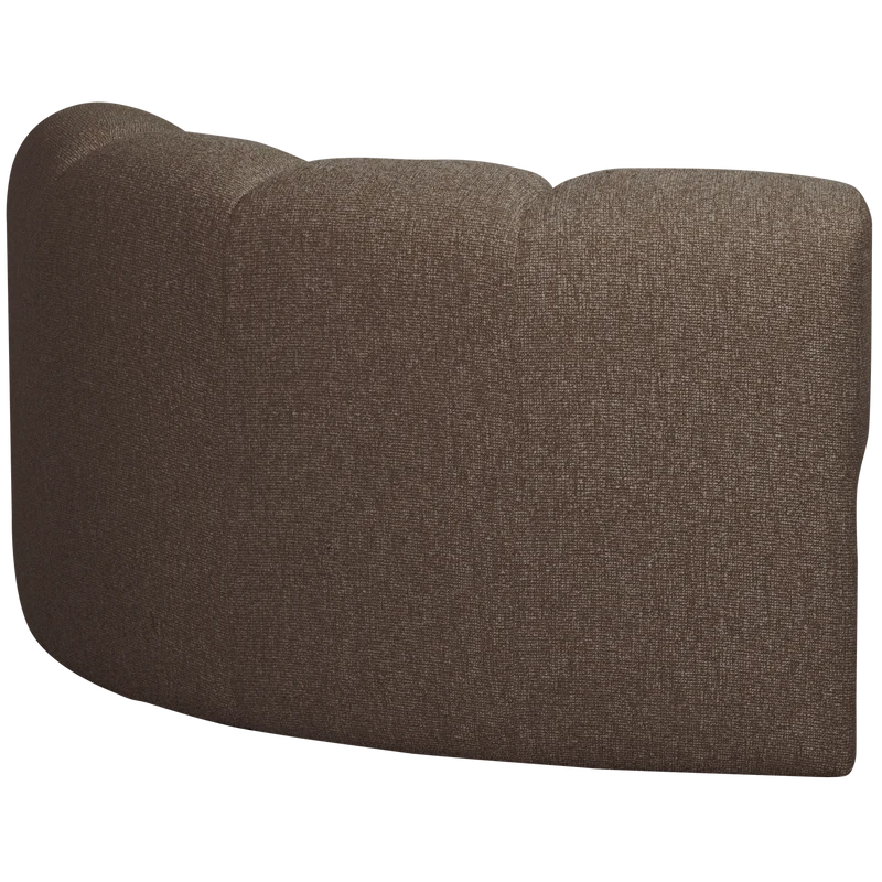 Mojo eckelement bouclé braun melange