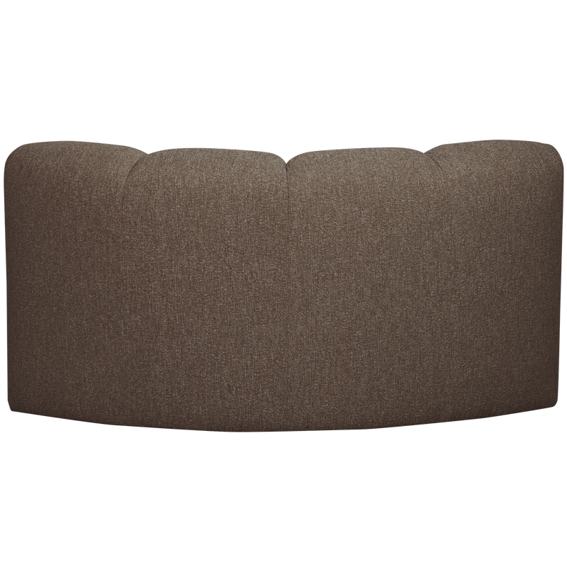 Mojo eckelement bouclé braun melange
