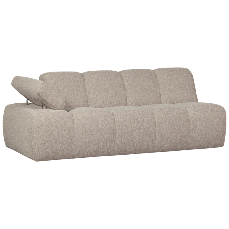 Mojo 2-sitzer element arm links bouclé beige melange