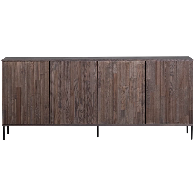 New gravure new kommode 200 cm asche furnier espresso