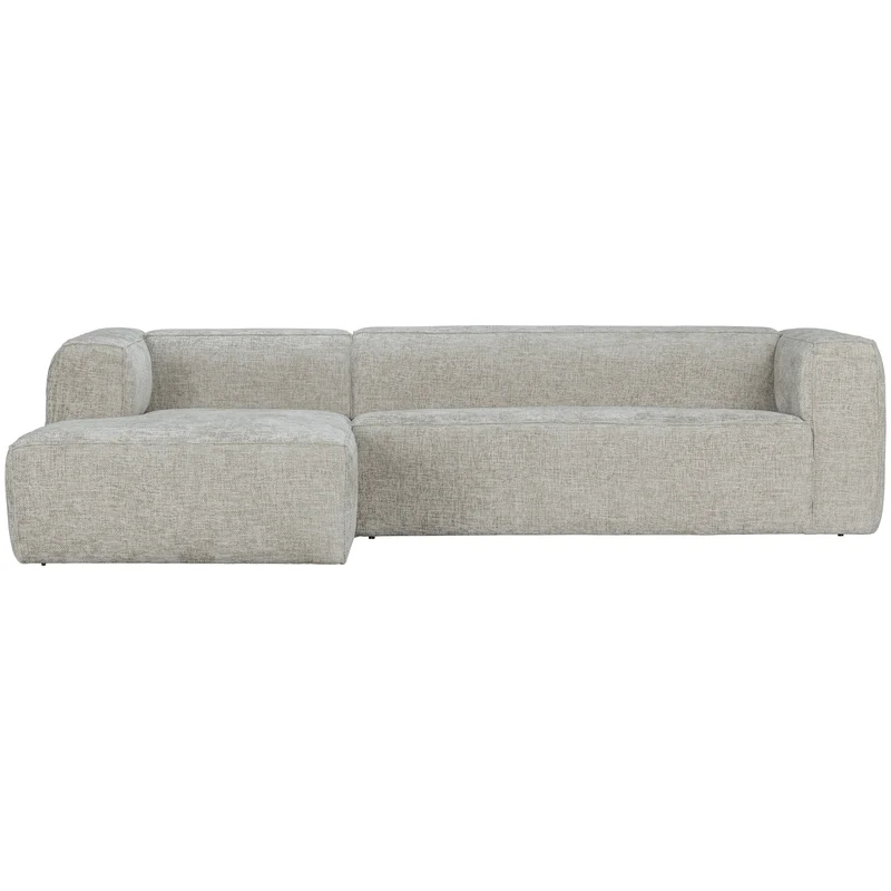 Bean eckbank links chunky melange natur