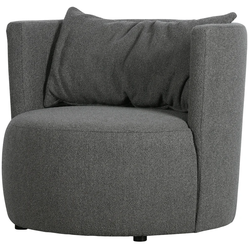 Explore sessel bouclé stahlgrau