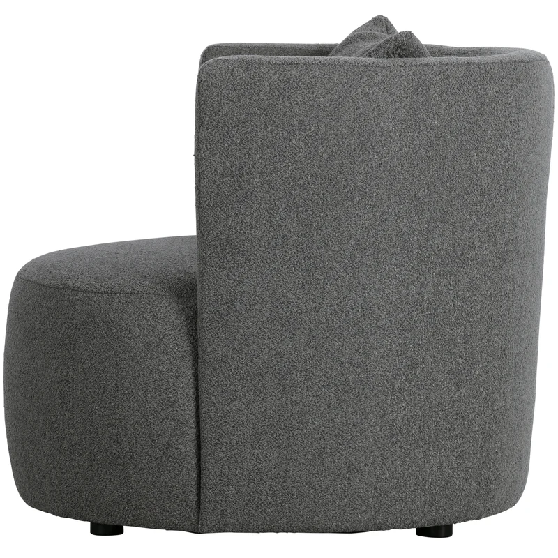 Explore sessel bouclé stahlgrau