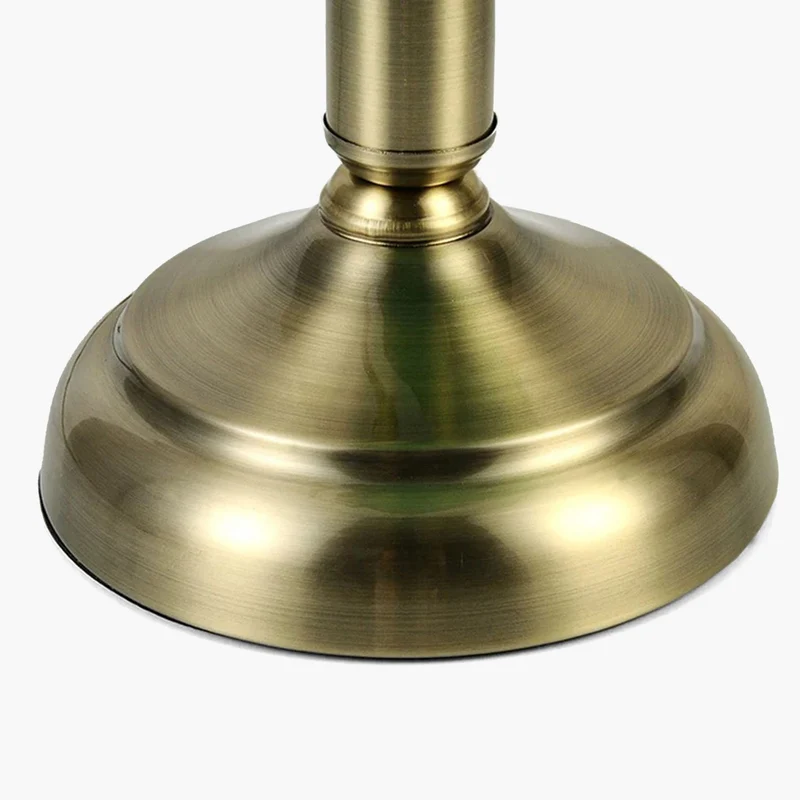 HomeKode Vintage Banker Metal Table Lamp - 36 cm