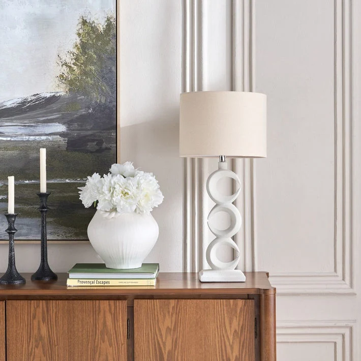 Brecht Polyresin Table Lamp - 66 cm