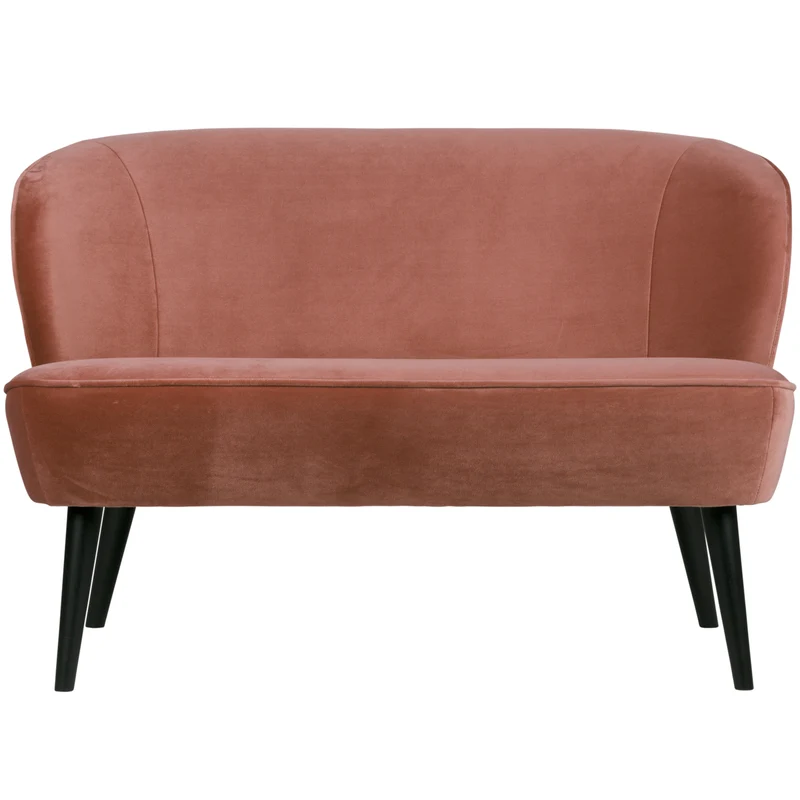 Sara kleines sofa samt altrosa