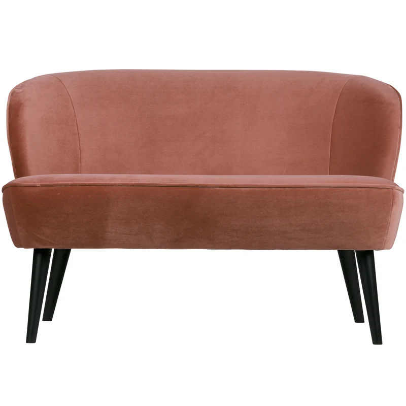 Sara kleines sofa samt altrosa