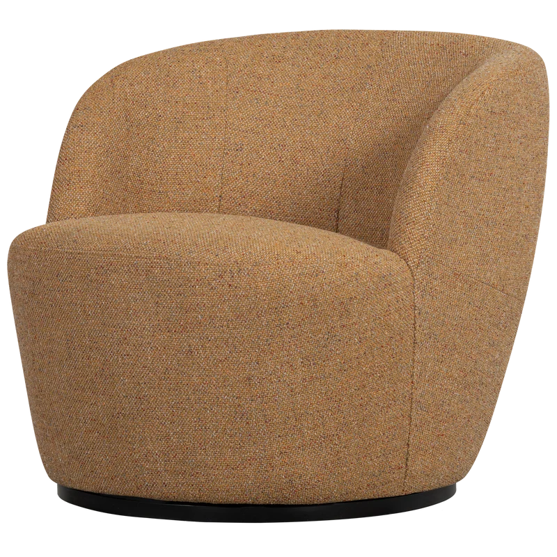 Serra drehsessel gewebter stoff curry melange