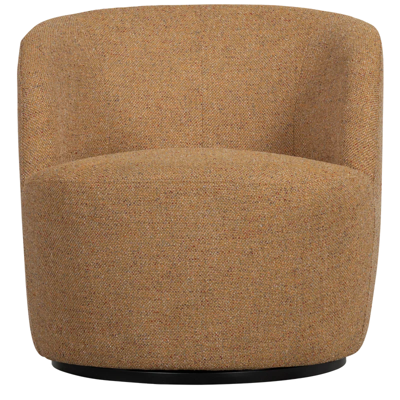 Serra drehsessel gewebter stoff curry melange