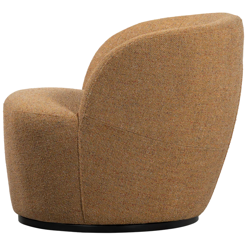 Serra drehsessel gewebter stoff curry melange