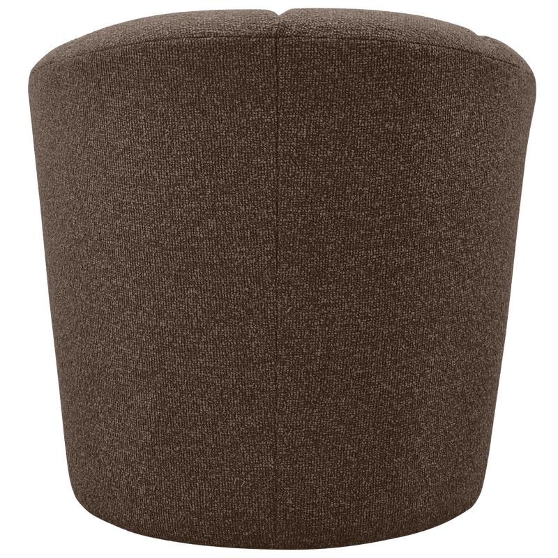 Mojo drehsessel bouclé braun melange
