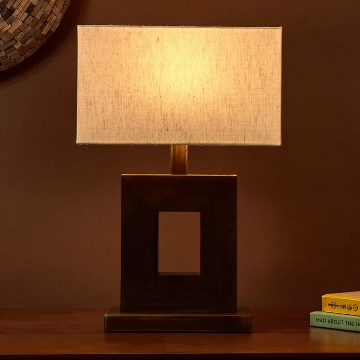 Shangrilla Wooden Table Lamp - 53 cm