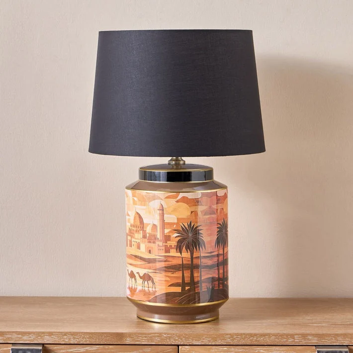 Dykuma Porcelain Table Lamp - 62 cm