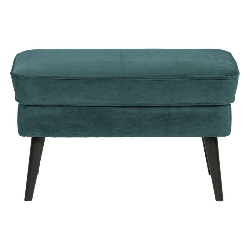 Rocco hocker samt teal
