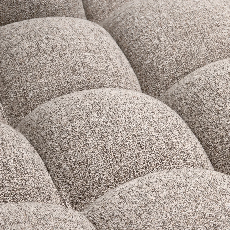 Allure chaise longue rechts gewebtes clay melange
