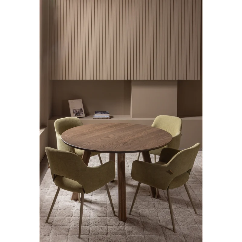 2er set Haarlem 4-position fusse eiche cashmere brown