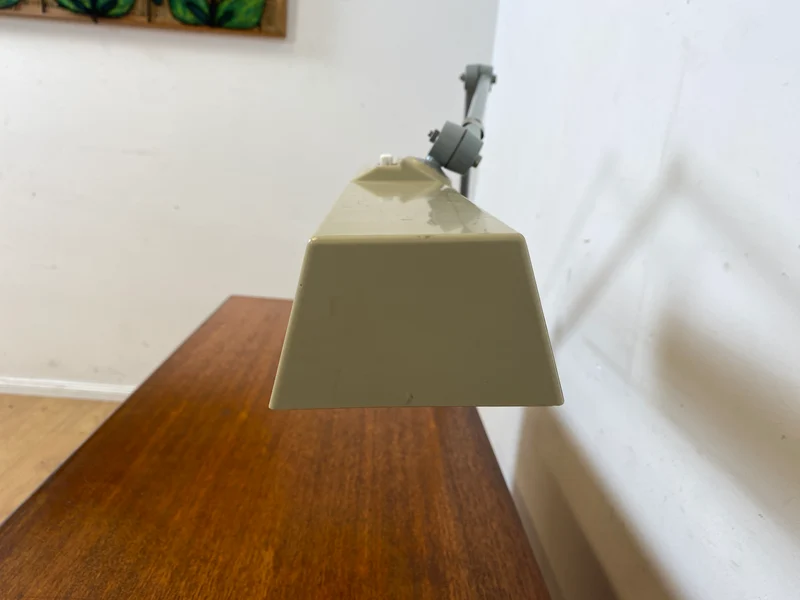 Kultige vollfunktionsfähige DDR Industrie Tischleuchte ILBA mit Gelenkarm I Lampe Leuchte Architektenlampe Schreibtischlampe Arbeitsleuchte Vintage Retro Werkstatt Ostalgie Design I